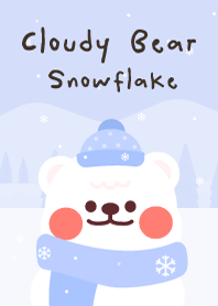 Cloudy Bear : Snowflake