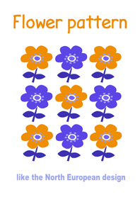 Flower pattern 3 ~North European image~