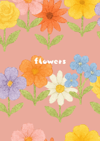 Flowers a la carte06 pink & blue