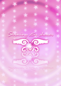 Shining star shower -Pink-