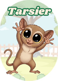 The Big-Eyed Tarsier (Red 05)