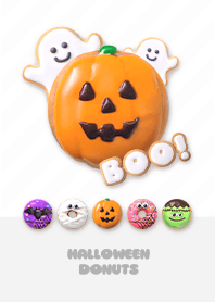 HALLOWEEN DONUTS  - B&W 2-3