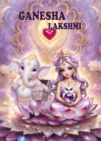 Ganesha Lakshmi wealthy prosperous