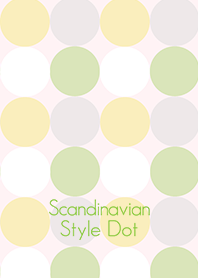 Scandinavian Style Dot green & yellow