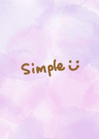 Smile - aquarelle purple18-