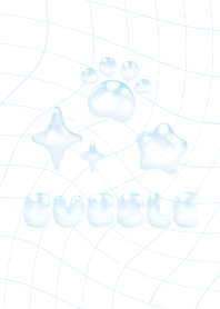 Cute Bubble  - Blue 01