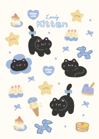 Cat Black Happy :D MInimal
