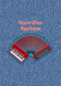Accordion Applique Red 10