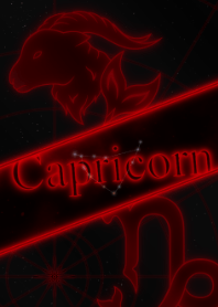Capricorn-Hitam Merah-