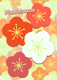 Plum blossom -Orange-
