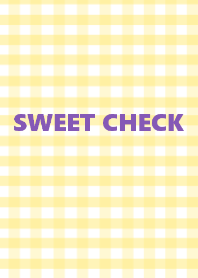 SWEET CHECK -yellowpurple-