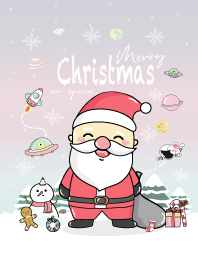 Merry Christmas - Santa theme (Pastel)
