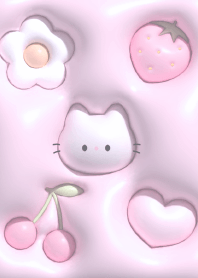 purple Cats and Strawberries 05_2