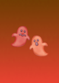 Orange Ghost Cookie