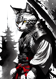 Kucing Tinta Pemberontak Samurai 1