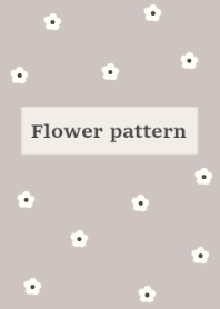 flower pattern_greige
