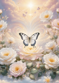 Lovely flowers and butterflies 1(JP)