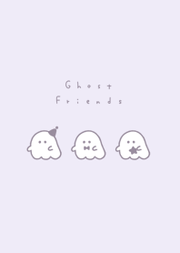 Ghost Friend(line)/ blue purple skin.