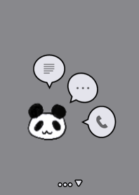 panda&Simple monochrome rororoko