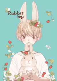 うさぎ×少年