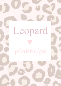Leopard pinkbeige