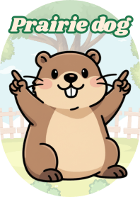 愛らしいグラウンドホッグ (白黒 03)