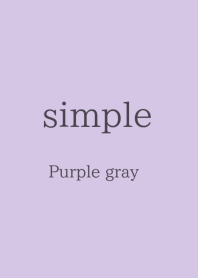 simple dusty purple theme.