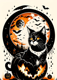 浮世絵万聖節猫 0cBe50