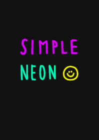 sinple neon theme