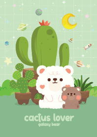 Bear Cactus Lover Cute