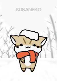 Felis margarita.Winter