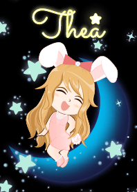 Thea- Bunny girl on Blue Moon