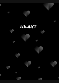 gradient heart on black JP