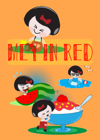 Mey in Red, Summer