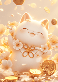 ⭐️招桃花金幣招財貓❤️