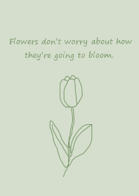 art tulip (natural green)