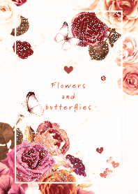 Marble and flowers2 pinkbrown17_2