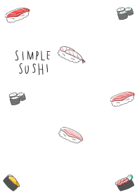 簡單的 壽司