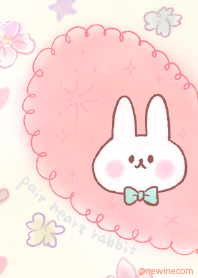 Pastel Pair Heart rabbit Boy