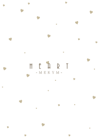 HEART Beige -MEKYM- 10