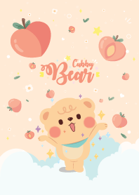 Cubby Bear Cute Peach Lover