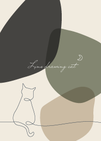 Line drawing cat_06