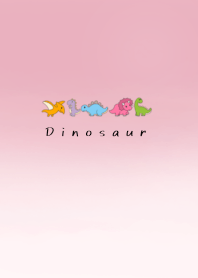 Dinosaur pink minimal
