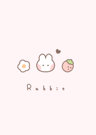Rabbit & Strawberry |dull pink.