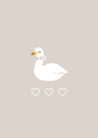 cute swan.(dusty color11)