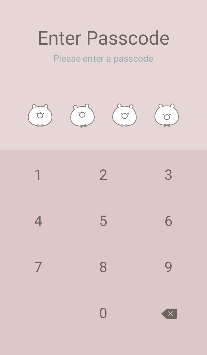 Girly Bear Matte Pink