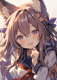 超絕美的❤超萌 狐狸學生妹少女-7