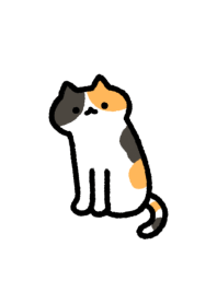 三毛猫のゆるい着せ替え