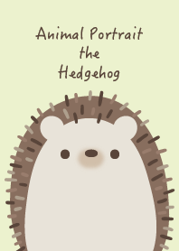 Animal Portrait - The Hedgehog