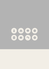 シンプル（beige gray)V.638